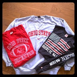 Ohio state 3 shirt bundle!  unisex fit, size XXL